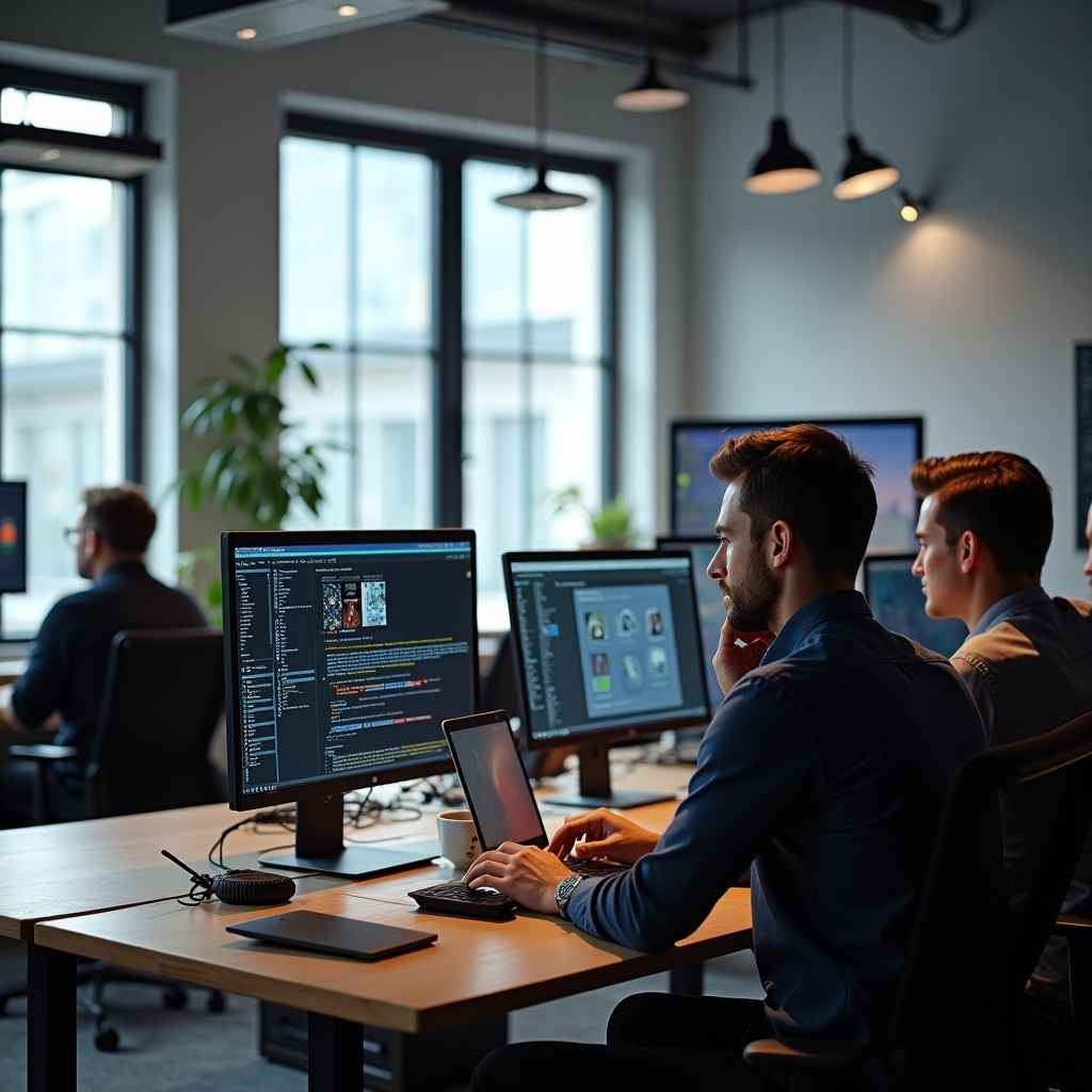 Web Design and Development Agency Workspace